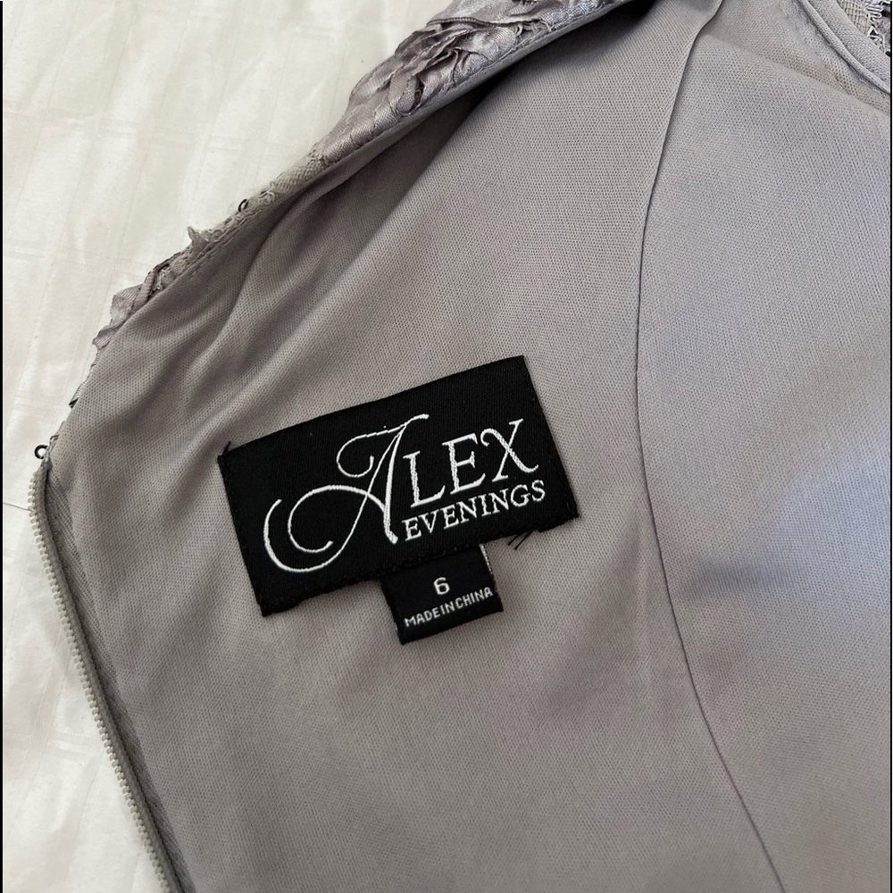 Grey Alex Evening dress.